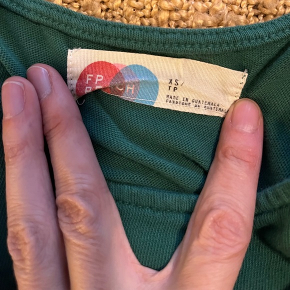 Green Free People Beach dress - Picture 3 of 3